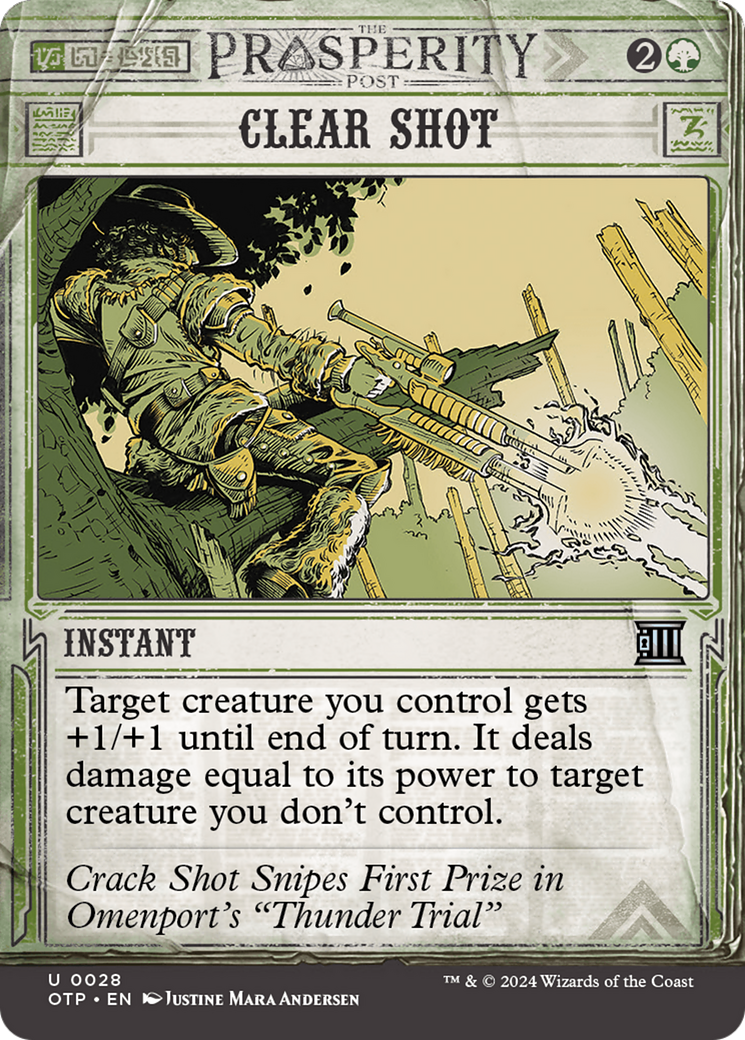 Clear Shot (OTP-028) (Showcase) (Borderless)