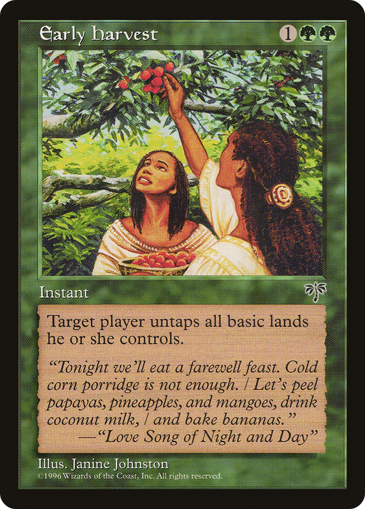 Early Harvest (MIR-213)