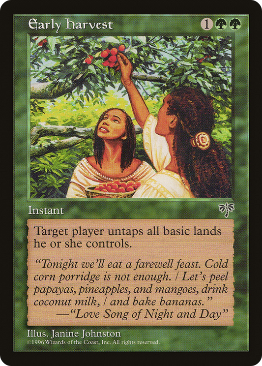 Early Harvest (MIR-213)