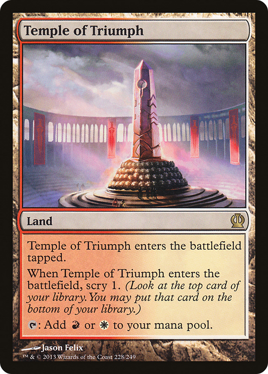 Temple of Triumph (THS-228) (Foil)