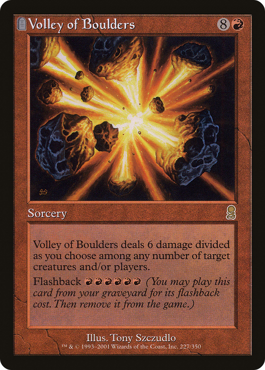 Volley of Boulders (ODY-227) (Foil)