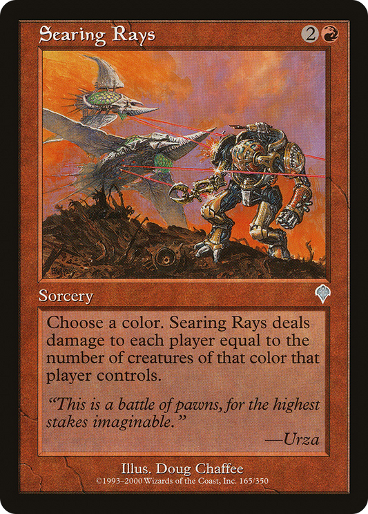 Searing Rays (INV-165) (Foil)