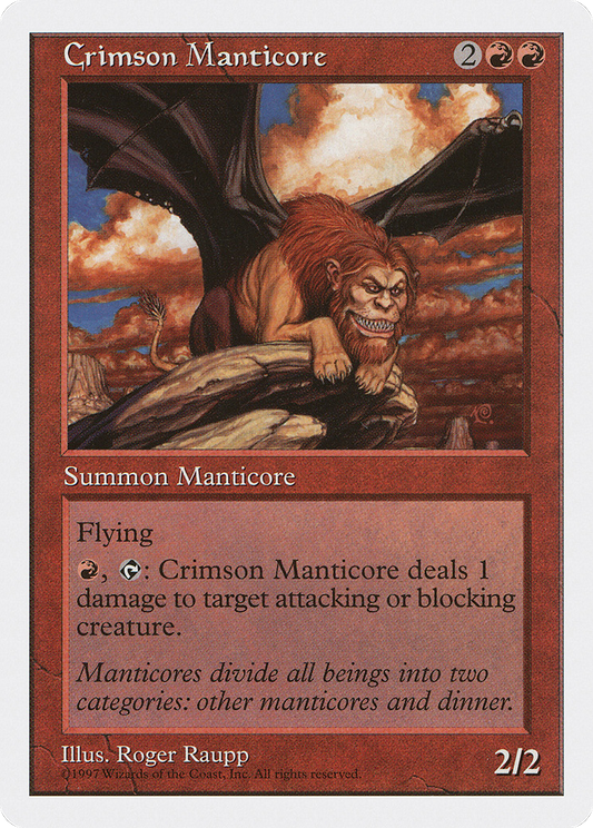 Crimson Manticore (5ED-217)