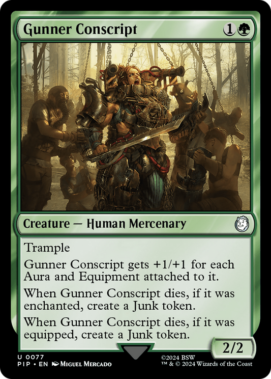 Gunner Conscript (PIP-077)