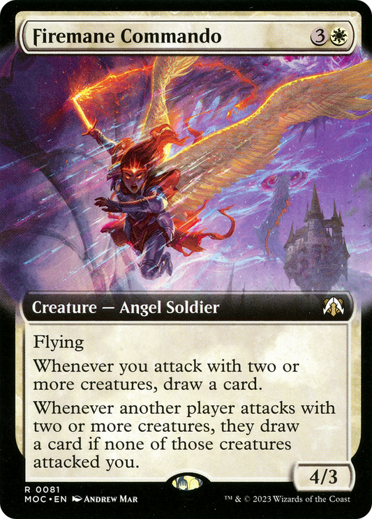Firemane Commando (MOC-081) (Extended Art) (Foil)