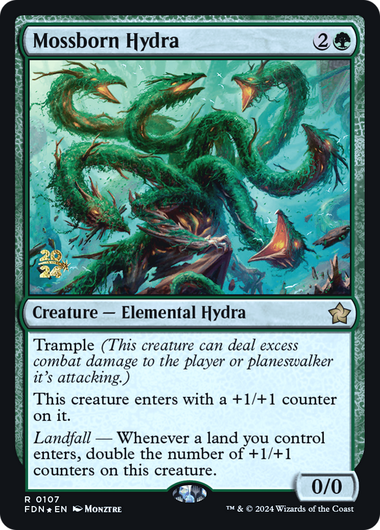 Mossborn Hydra (PRE-107S) (Foil)