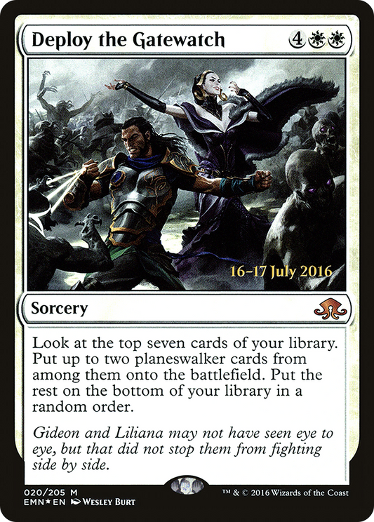Deploy the Gatewatch (PRE-20S) (Foil)