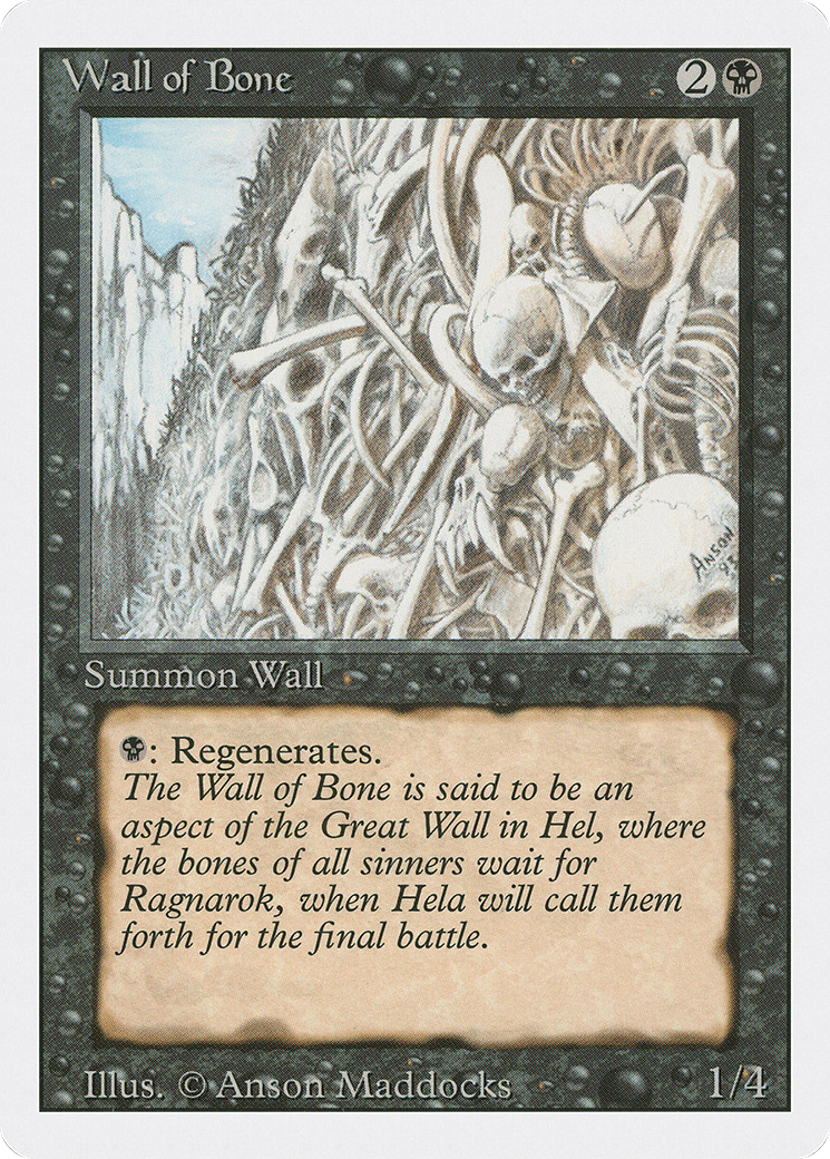 Wall of Bone (3ED-134)