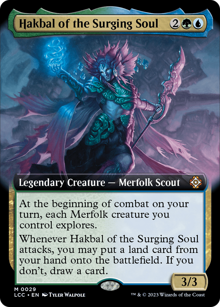 Hakbal of the Surging Soul (LCC-029) (Extended Art) (Foil)