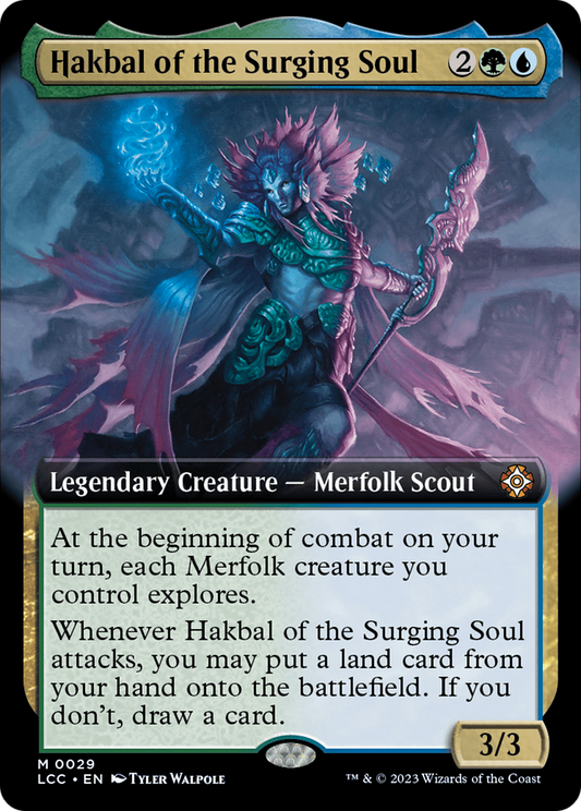 Hakbal of the Surging Soul (LCC-029) (Extended Art) (Foil)
