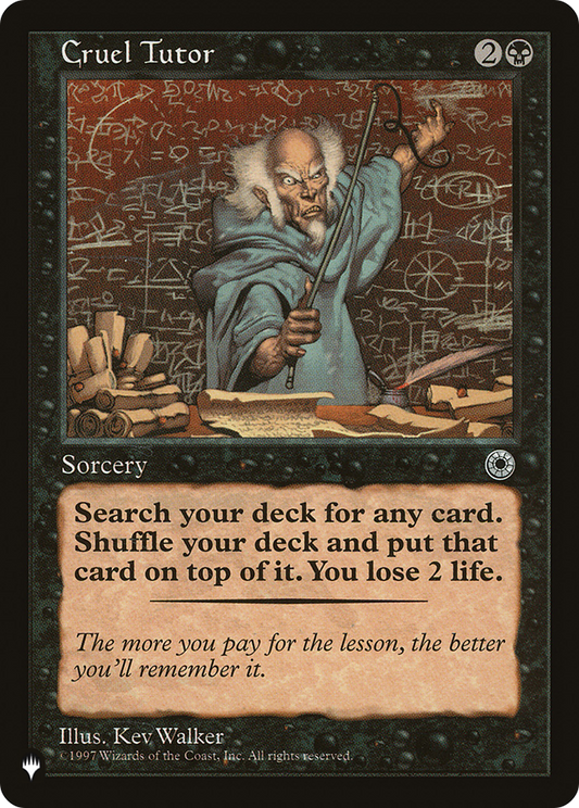 Cruel Tutor (LIST-POR-87)