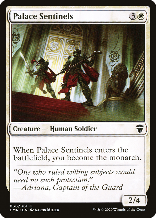Palace Sentinels (CMR-036) (Foil)