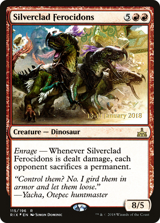 Silverclad Ferocidons (PRE-115S) (Foil)