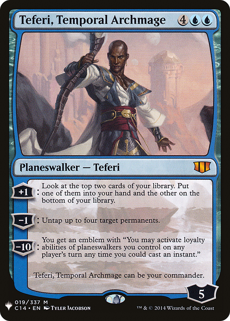 Teferi, Temporal Archmage (LIST-C14-19)