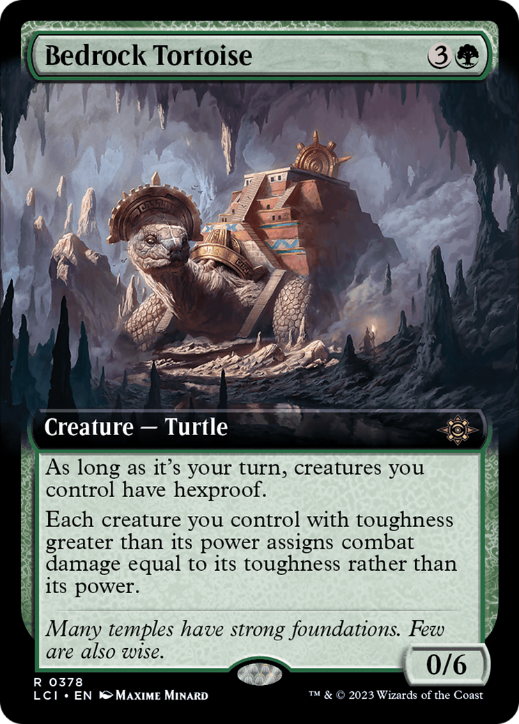 Bedrock Tortoise (LCI-378) (Extended Art) (Foil)