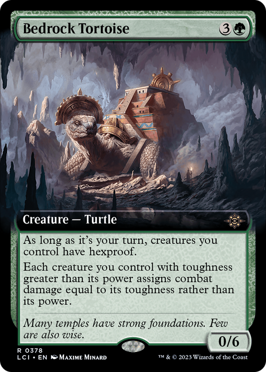 Bedrock Tortoise (LCI-378) (Extended Art) (Foil)