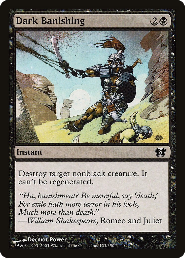 Dark Banishing (8ED-123★) (Foil)