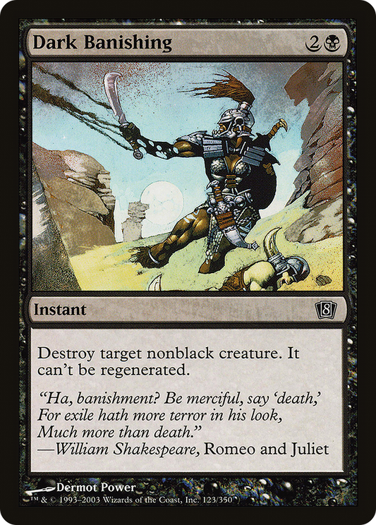 Dark Banishing (8ED-123★) (Foil)