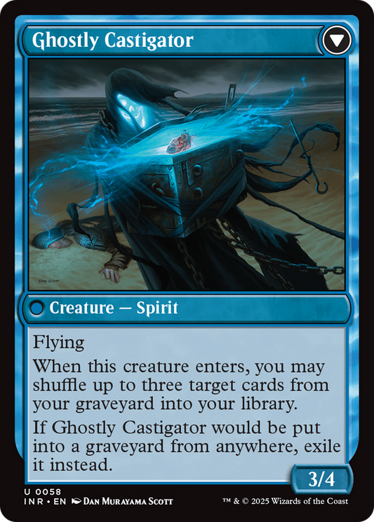 Covetous Castaway // Ghostly Castigator (INR-058) (Foil)
