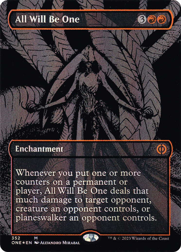All Will Be One (ONE-352) (Borderless) (Raised Foil)