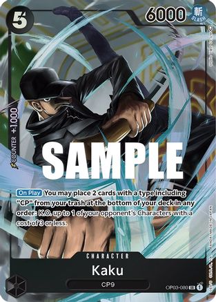 Kaku (080) (Alternate Art) (OP03-080) (Foil)