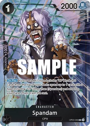 Spandam (Alternate Art) (OP03-086) (Foil)
