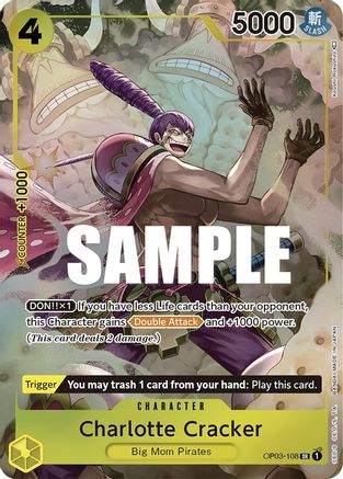 Charlotte Cracker (Alternate Art) (OP03-108) (Foil)