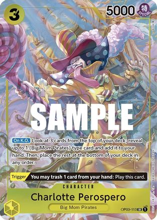 Charlotte Perospero (Alternate Art) (OP03-113) (Foil)