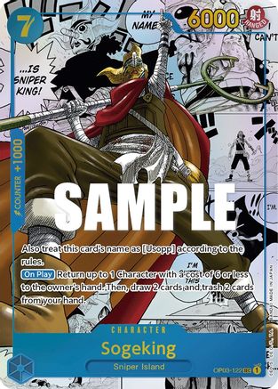 Sogeking (Alternate Art) (Manga) (OP03-122) (Foil)