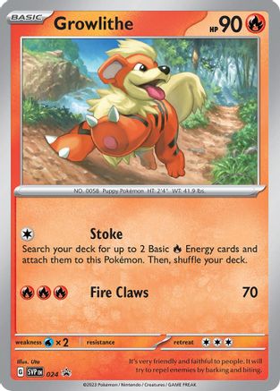 Growlithe (SVP-024) (Holofoil)