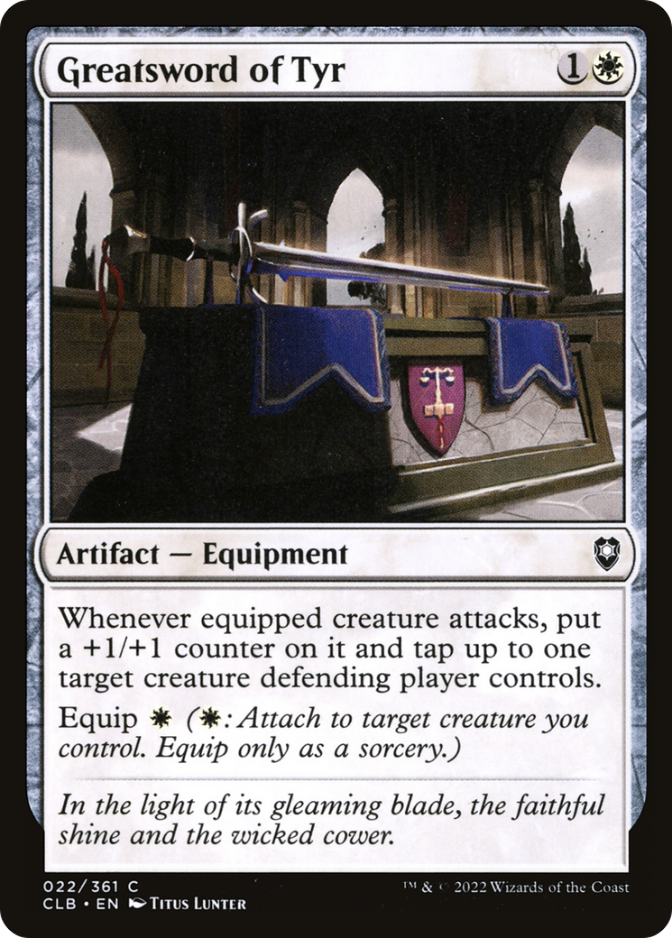 Greatsword of Tyr (CLB-022) (Foil)