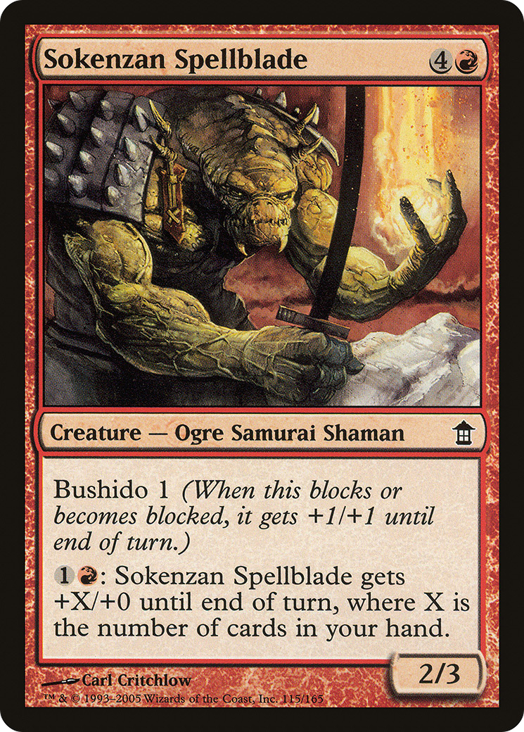Sokenzan Spellblade (SOK-115) (Foil)