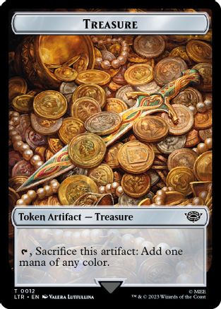 Treasure // Food (0009) Double-Sided Token (LTR-12 // 9)