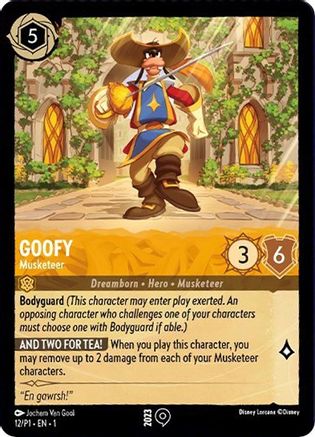 Goofy - Musketeer (DLPC-012)