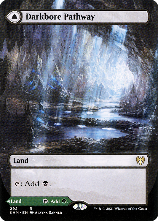 Darkbore Pathway // Slitherbore Pathway (KHM-292) (Showcase) (Borderless) (Foil)