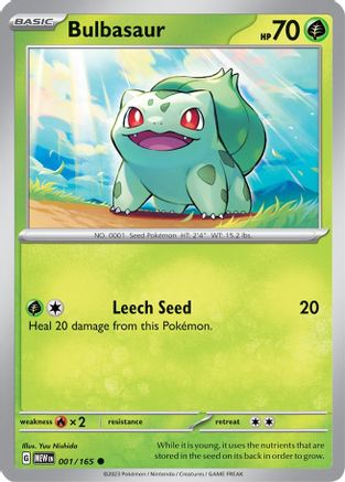 Bulbasaur (MEW-001) (Reverse Holofoil)