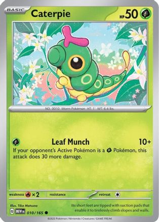 Caterpie (MEW-010) (Reverse Holofoil)