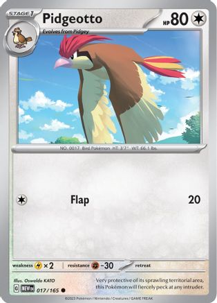 Pidgeotto (MEW-017) (Reverse Holofoil)