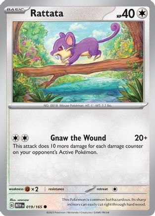 Rattata (MEW-019) (Reverse Holofoil)