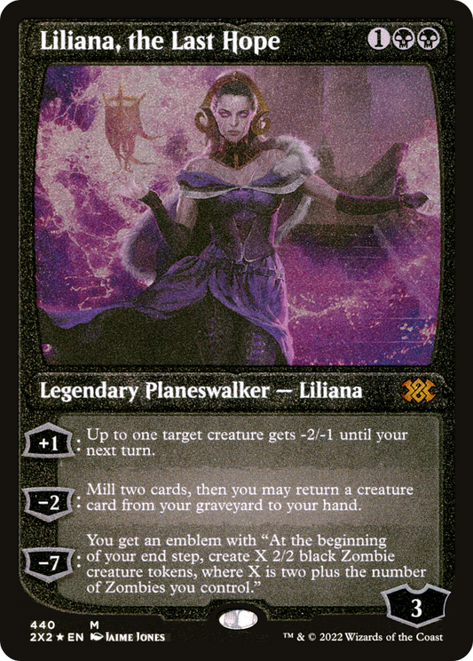 Liliana, the Last Hope (2X2-440) (Etched Foil)