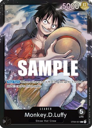 Monkey.D.Luffy (001) (ST08-001) (Foil)