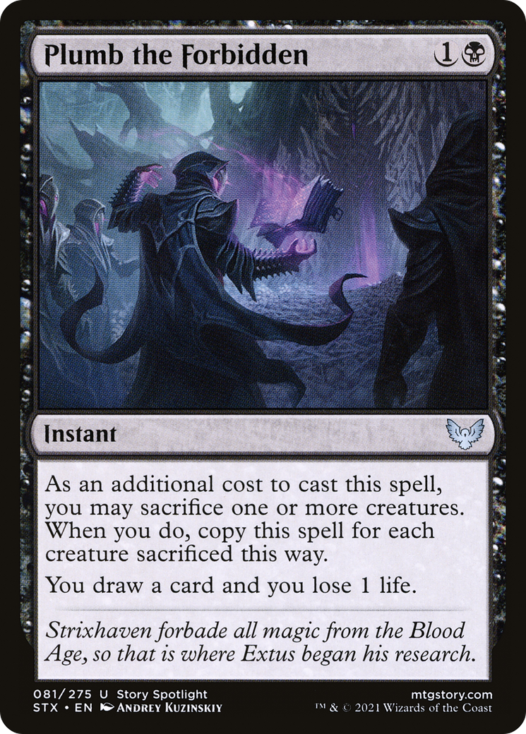 Plumb the Forbidden (STX-081) (Foil)