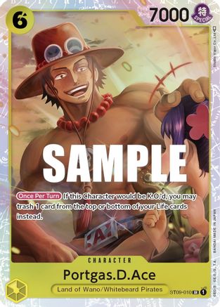 Portgas.D.Ace (ST09-010) (Foil)