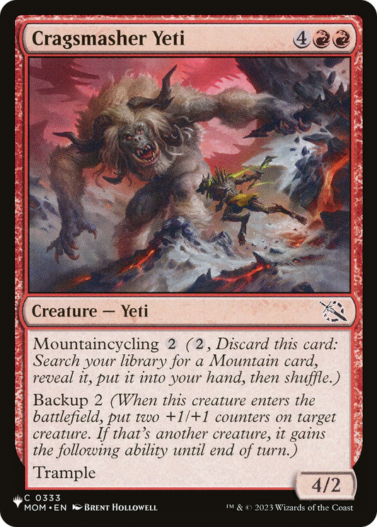 Cragsmasher Yeti (LIST-MOM-333)