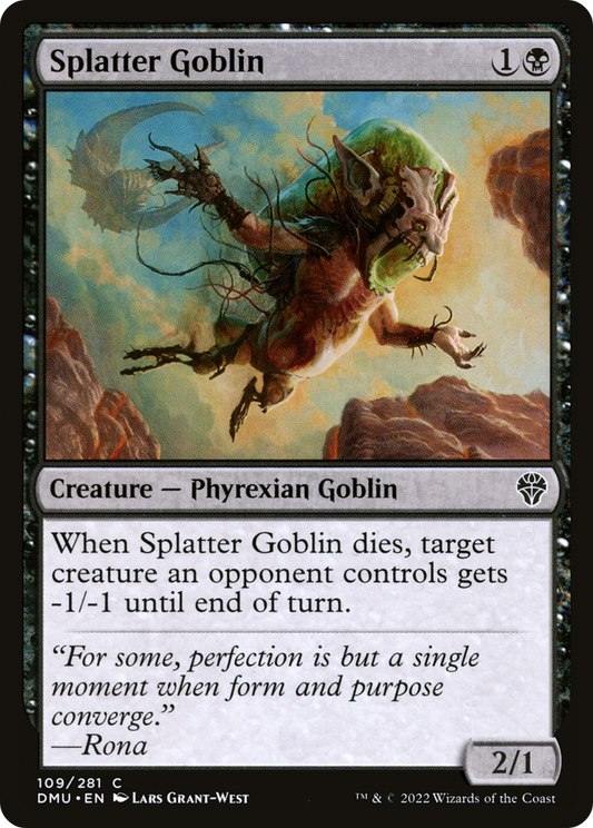 Splatter Goblin (DMU-109) (Foil)