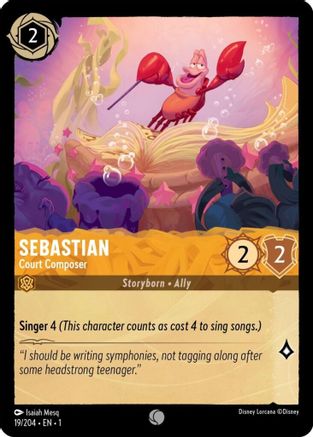 Sebastian - Court Composer (1-019) (Cold Foil)