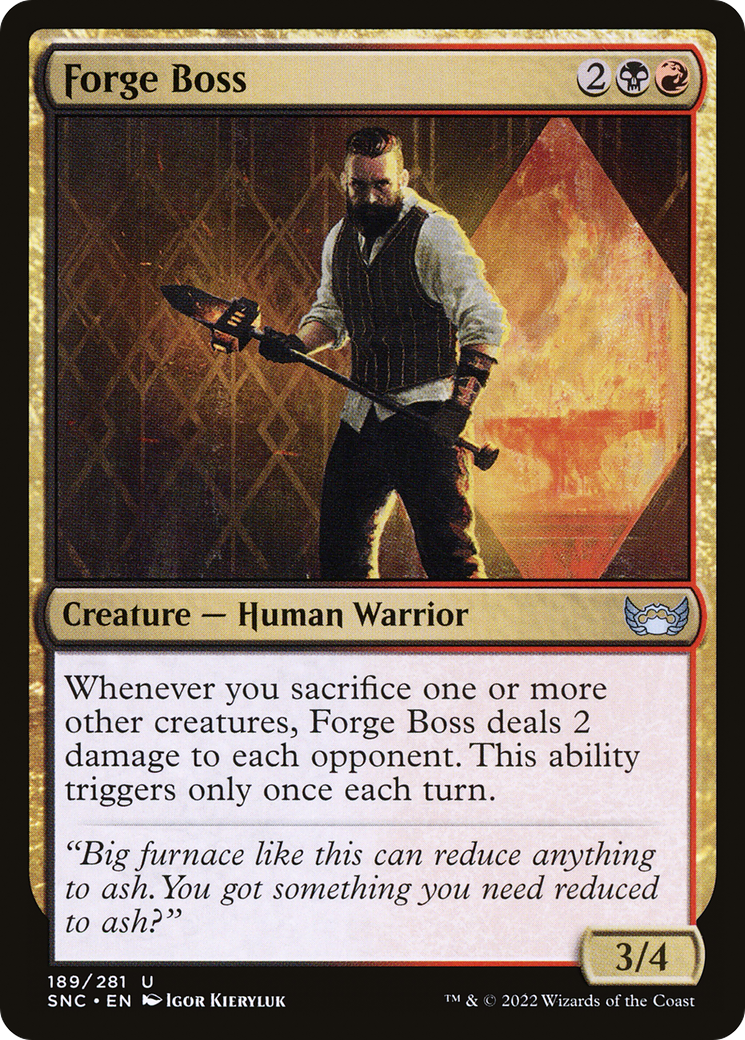 Forge Boss (SNC-189) (Foil)