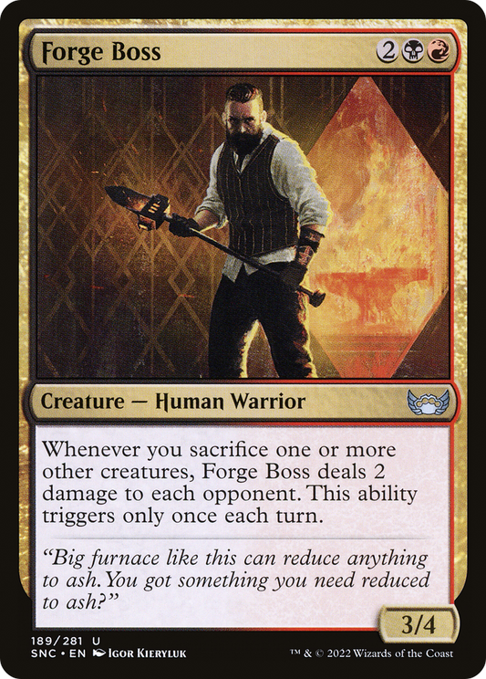 Forge Boss (SNC-189) (Foil)