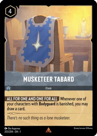 Musketeer Tabard (1-203) (Cold Foil)