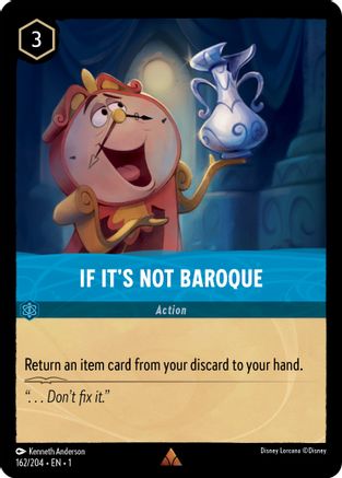 If It's Not Baroque (1-162) (Cold Foil)